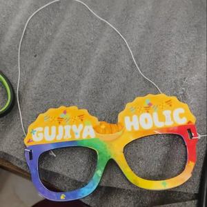 Gafas de Fiesta Gujiya Holi, Coloridas, Arcoíris, Accesorios Festivos para Fotomatón, Gafas Divertidas para la Celebración Holi, Gafas para el Festival de Colores - Product Image 1