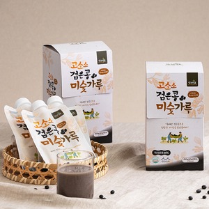 [Samjin Food] Poudre de céréales coréennes séchées aux haricots noirs et soja, mélange de céréales avec arachides et lait de blé, Poudre de céréales mélangées aux haricots noirs - Product Image 2