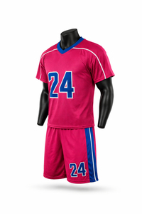 Conjunto de camiseta y pantalones cortos de lacrosse personalizados al por mayor, que absorben la humedad, ligeros, para entrenamiento y partidos, uniforme de marca privada - Product Image 3