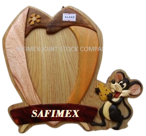 กรอบรูปแผ่นไม้กรอบรูป intarsia งานฝีมือทำจากไม้คุณภาพสูงจากโรงงานเวียดนามออกแบบได้ตามต้องการ - Product Image 2