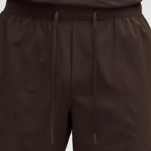 Men's Solid Color Drawstring Shorts Quick Dry Breathable Casual Athletic Wear Mid Waist Polyester Fabric - Product Image 4