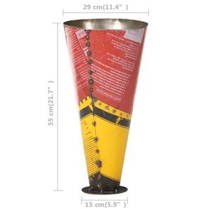 Support de parapluie en fer multicolore de 11.4 po x 21.7 po - Product Image 3