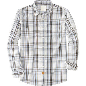 Camisa de Vestir Casual para Hombre, Diseño Moderno y Lujoso, Color Personalizado, Estampado Sólido, 100% Algodón Franela, Transpirable y Ecológica - Product Image 1