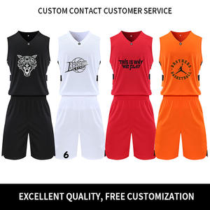Maillot de basket-ball de haute qualité à séchage rapide avec logo personnalisé, uniformes d'entraînement, ensemble de maillots de basket-ball pour hommes - Product Image 3