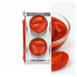 Délicieuses tomates Roma de qualité supérieure, conformes aux normes internationales, prix de gros, dans un bocal en verre de 720 ml, jus de tomate inclus. - Product Image 3