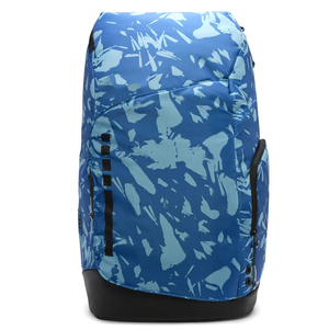 Sac à dos en nylon camouflage bleu, capacité 30-40L, avec poches latérales pour activités de plein air - Product Image 1
