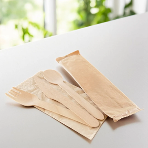 Juego de Cubiertos Desechables de Madera al por Mayor - Utensilios Biodegradables Ecológicos para Fiestas, Incluye Cucharas, Tenedores y Cuchillos - Product Image 2