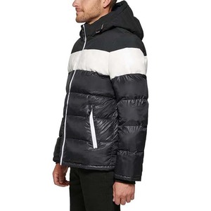 Veste matelassée unisexe de haute qualité 2025 personnalisée en toile, réversible, grande taille, chaude pour l'hiver, confortable, coupe-vent et résistante au froid - Product Image 3