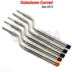 Kit de Cirugía Dental de Implantes de Acero Inoxidable de 5 Piezas con Juego Lucas, Martillo, Jeringa para Injerto Óseo y Osteótomo - Product Image 6