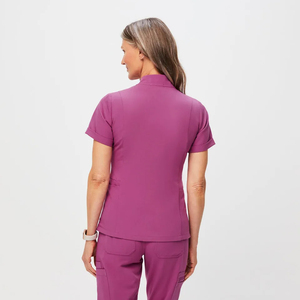 New Design Summer Medical Hospital <b>Scrub</b> Uniform 100% Cotton Paramedical Outfit Wholesale Work <b>Clothes</b> Low MOQ Nurse Top & Pants - Product Image 3