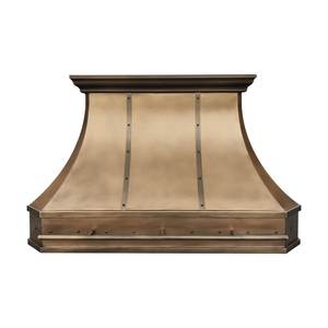 Premium Quality Brass Range Hood Crafted For Luxury <b>Homes</b> Stylish Design Reliable Ventilation Exceptional Durability Always - Product Image 1