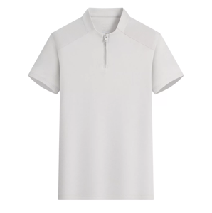 Wholesale Men's 165 GSM Moisture Wicking Quarter Zip Golf <b>T</b> <b>Shirts</b> Custom Logo Athletic Casual OEM ODM Factory Direct - Product Image 4