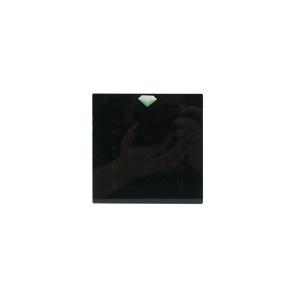 Panneau en verre opaque noir avec revêtement anti-traces de doigts AF, taille personnalisée pour instruments médicaux et de gym - Product Image 4