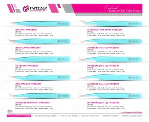แหนบต่อขนตาเพิ่มวอลลุ่มแหนบหลากสีเพื่อความปลอดภัยของผลลัพธ์ที่ดีกว่าสไตล์คลาสสิกและอเนกประสงค์ - Product Image 6