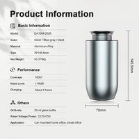 Diffuseur d'arômes portable moderne DANQ 2000mAh, machine à huiles essentielles sans eau pour voiture, chambre, bureau, logo personnalisé OEM