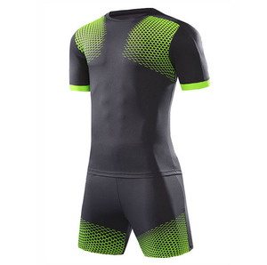 Tenues de football personnalisées à dégradé de couleurs, respirantes et à séchage rapide, ensemble maillot et short de football, vêtements d'équipe, unisexe - Product Image 5