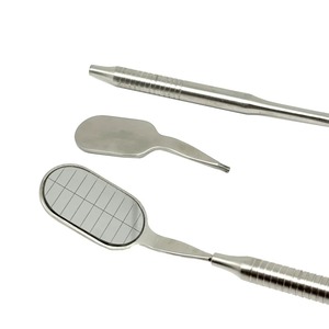 Espejo Dental con Empuñadura Moleteada Plateado, Instrumento Quirúrgico Manual Clase I - Product Image 1