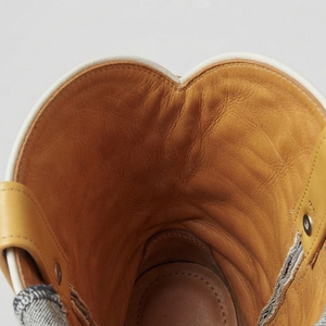 Botas Vaqueras de Cuero para Hombre, Punta Cuadrada, Verano, Bordado Suave, Hechas a Mano, OEM, Moda Occidental - Product Image 4