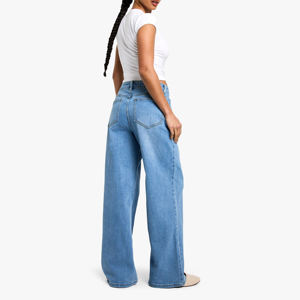 Pantalones Vaqueros de Moda al por Mayor para Mujer, Pantalones Vaqueros de Cintura Alta para Mujer en Venta al por Mayor en Grandes Cantidades - Product Image 3