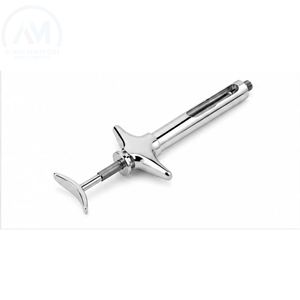 Jeringa Quirúrgica Dental Al Mida, Manual, de Acero Inoxidable, Instrumento con Certificación CE para Procedimientos ORL - Product Image 2