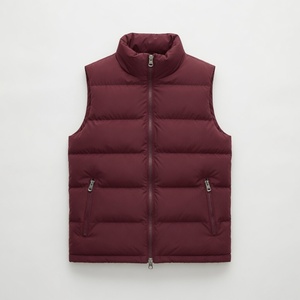 Thick Sleeveless <b>Jacket</b> Custom Logo <b>Men</b> Puffer Vest High Quality Wholesale 100% Polyester Plus Size Casual Woven Winter 1pcs - Product Image 1