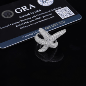 925 <b>Silver</b> <b>Cross</b> Statement <b>Ring</b> Lightweight Lab Grown Certified Diamond Gothic <b>Cross</b> <b>Ring</b> Luxury Iced Out Men's Jewelry Bold - Product Image 4