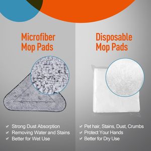 Effortless Long-Handle High-Reach <b>Wall</b> Cleaning <b>Mop</b> Versatile Triangle Design with Disposable Pads for <b>Walls</b> & Baseboards - Product Image 3