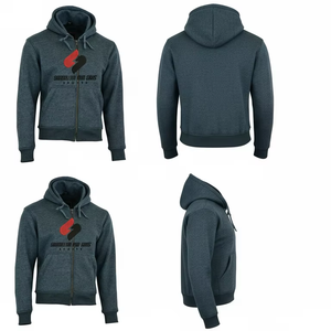 Sweat-shirt à capuche zippé pour homme, personnalisable, respirant, vêtement de sport décontracté pour homme - Product Image 4