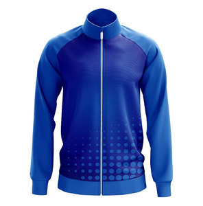 Custom Sublimation Fleece <b>Jacket</b> Zip Up Track <b>Jacket</b> Geometric Print Winter Outerwear for <b>Men</b> and Women - Product Image 1