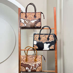 กระเป๋าโท้ทหนังวัวฟอกมือดีไซน์เนอร์กระเป๋าถือกระเป๋าสะพายข้างคุณภาพสูงสำหรับผู้หญิงสไตล์เรียบง่าย - Product Image 4