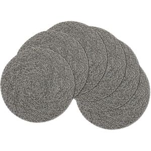 Set di 6 Tovagliette Intrecciate Spesse da 15 Pollici, Antiscivolo, Lavabili, per Tavolo da Pranzo - Product Image 2