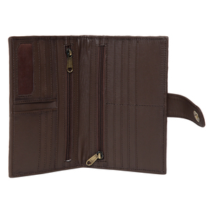 Cartera de Mujer Corta, Impermeable, de Cuero Genuino, con Cierre de Cremallera, Multifuncional, para Uso Diario - Product Image 2