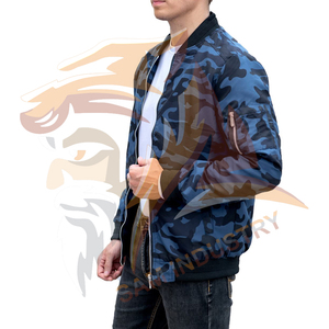 Veste bomber en satin pour homme, prix d'usine en gros, fabriquée avec des matériaux de la meilleure qualité, logo personnalisé imprimé, veste en satin de haute qualité - Product Image 4