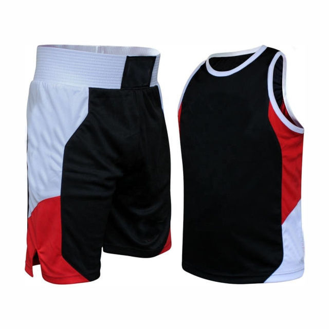 Wholesale Factory Custom Logo Front Boxing Training Suit Mixed Martial Arts Quick-Drying Breathable High-Elastic Two-Piece Suit