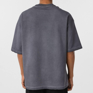 Camiseta de Hombre al por Mayor, 100% Algodón, Personalizada con Logotipo Impreso Digitalmente, Corte Holgado, 200gsm, Lavada con Ácido, Transpirable, de Secado Rápido, Estilo Urbano - Product Image 6