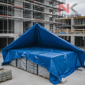 Lámina Protectora de Grado Profesional, Resistente, Impermeable, de Plástico PE, para Materiales de Construcción y Transporte - Product Image 1