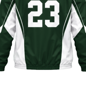Chaqueta Cortavientos Personalizada con Estampado de Números, Capucha, Dobladillo Elástico y Paneles en Contraste para Equipos Escolares y Uso al Aire Libre - Product Image 5