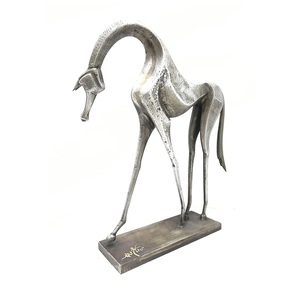 Contemporary Cast Aluminum Sculpture for Home Office <b>Table</b> Decoration Artistic Display and Elegant Styling - Product Image 1