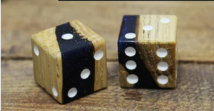 Resin Embedded Wooden <b>Dice</b> Collection Designer Handmade <b>Dice</b> <b>Set</b> Wooden Resin Cube <b>Dice</b> for Gaming Premium Craft Resin Wood <b>Dice</b> - Product Image 4