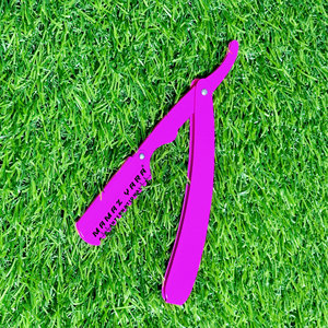 Hot Sale Pink Color Hairdressing Thinning Razor Professional <b>Swing</b> Lock Barber Razor with Sharp <b>Single</b> Edge Stainless Steel - Product Image 5