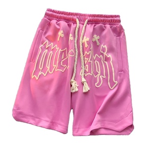 Short de survêtement en éponge française d'été pour hommes 100% coton High Street pour Gym Running Street Basketball-Sérigraphie personnalisée - Product Image 3