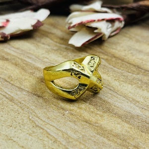 Market Favorite Brass <b>Cross</b> <b>Ring</b> Boho Infinity <b>Rings</b> Women Brass <b>Ring</b> Women 18k Gold Plated Tribal <b>Cross</b> Jewelry Wholesale/OEM - Product Image 4