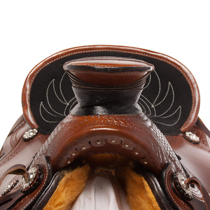 Fournisseur direct d'usine, selle de cheval sur mesure, nouvelle selle de cheval élégante en cuir véritable pour l'entraînement - Product Image 6