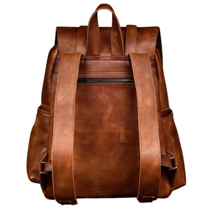 Mochilas de cuero para hombre y mujer, elegantes y a la moda, con diseño sólido, en venta. - Product Image 6