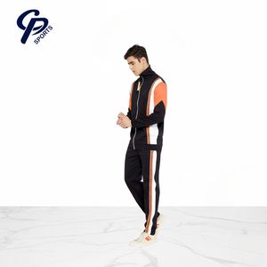 Survêtement d'hiver pour homme - Logo personnalisé, streetwear uni, manches longues, fermeture éclair en polaire, vêtements décontractés - Product Image 2