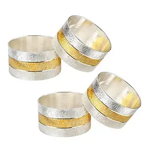 Metal Modern Eco-Friendly Napkin Ring Premium Handcrafted Lavie Creations Elegant Dining <b>Table</b> Decor Wedding <b>Party</b> Dinner - Product Image 6