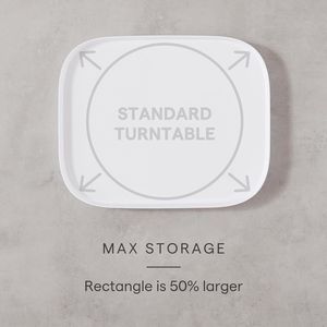 MagicTrack Plateau Tournant Rectangulaire Lazy Susan à Rotation 360 Degrés pour Cuisine, Salle de Bain, Garde-Manger, Armoire et Comptoir – Organisateur de Rangement - Product Image 4