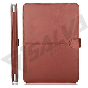 Funda de Piel Genuina de Lujo para Portátil con Cierre de Hebilla y Forro de Poliéster para Computadoras Portátiles de 13-17 Pulgadas, Cubierta Protectora - Product Image 3