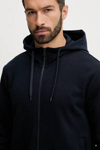 Sweat à capuche zippé 100 % coton de haute qualité avec option personnalisée, impression par décoloration et finition délavée à l'acide, écologique, couleur unie, automne - Product Image 5