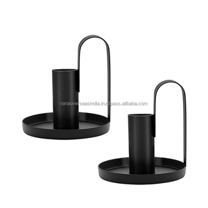 Chandelier classique en métal avec base de bougie et poignée, parfait pour la fête, le mariage et la décoration intérieure, nouvel arrivage - Product Image 3
